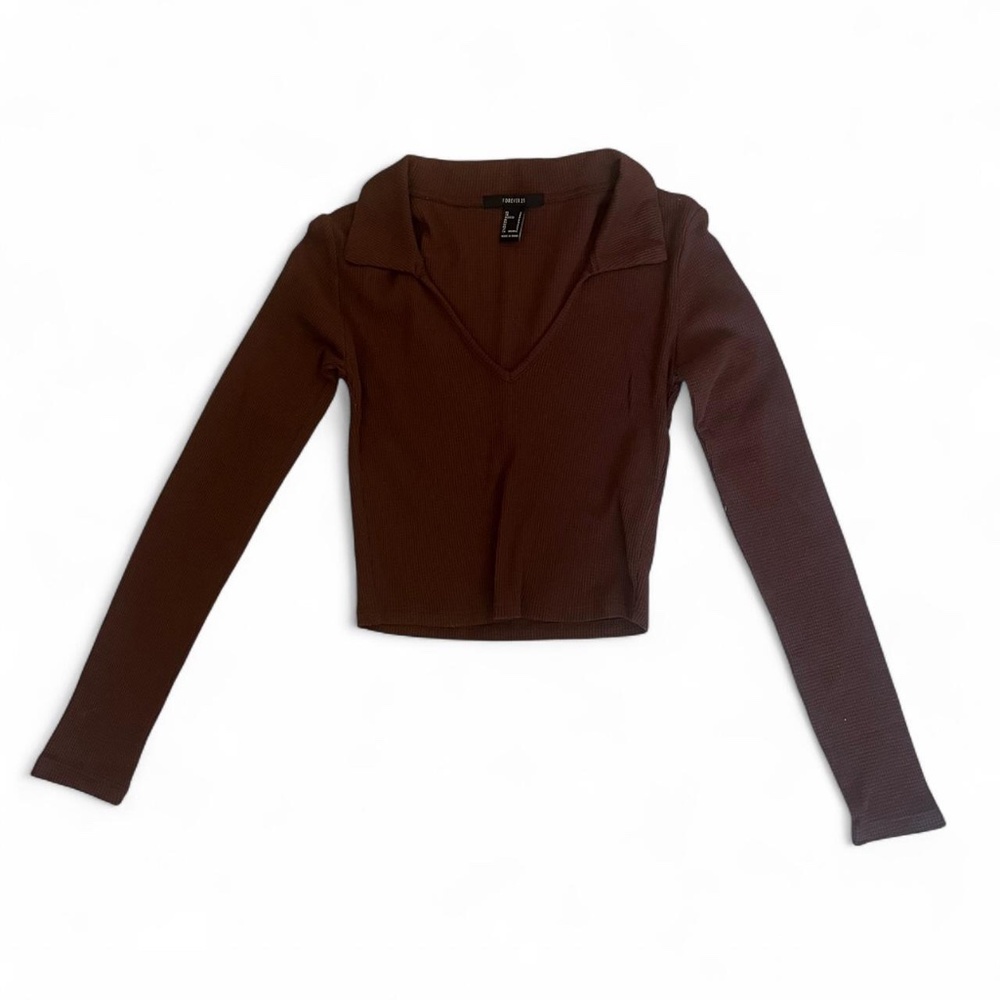 Forever 21 Women's Brown Shirt